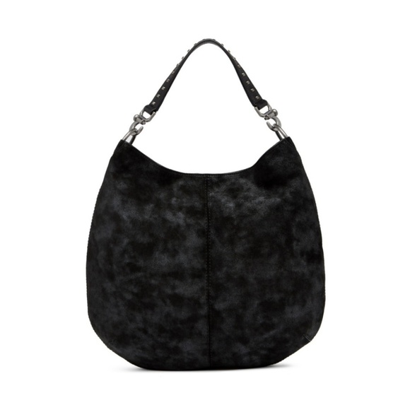Lucky Brand Handbags - Lucky Brand Leather Dray Hobo Bag in Black